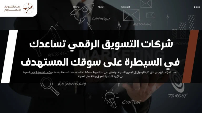 شركات التسويق الرقمي تساعدك في السيطرة على سوقك المستهدف