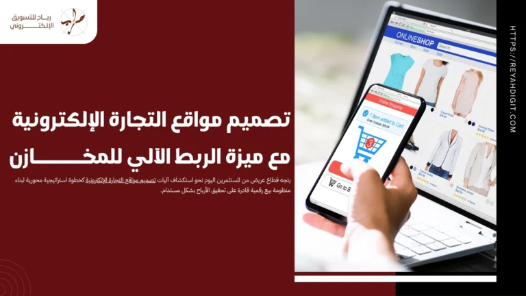 تصميم مواقع التجارة الإلكترونية مع ميزة الربط الآلي للمخازن